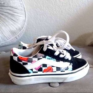 EUC-Little girls Vans size 11 shoes, worn twice